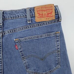 Levi Strauss 505 Regular‎ Fit Blue Denim Jeans Men 38x30